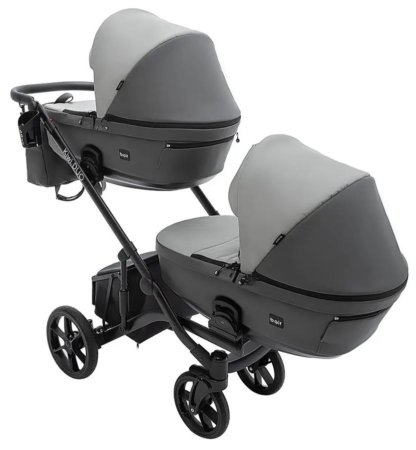 Коляска для двійні 2 в 1 Bair Kiwi DUO Eco BKD-21/15