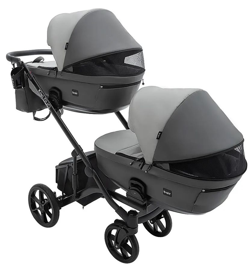 Коляска для двойни 2 в 1 Bair Kiwi DUO Eco BKD-21/15