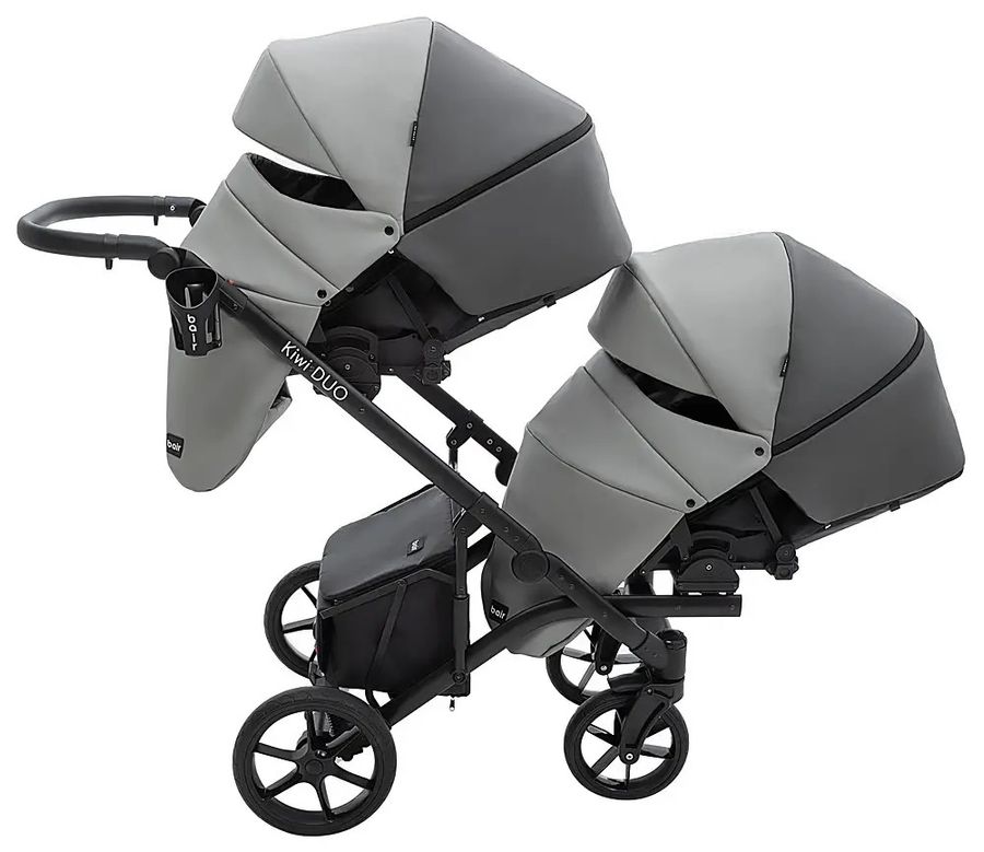 Коляска для двійні 2 в 1 Bair Kiwi DUO Eco BKD-21/15