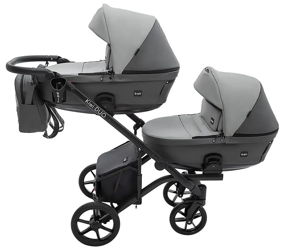 Коляска для двійні 2 в 1 Bair Kiwi DUO Eco BKD-21/15