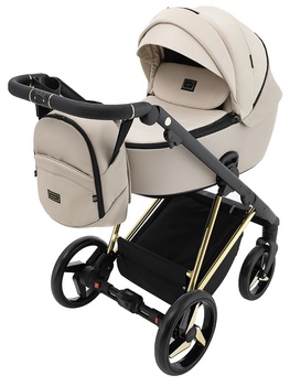Детская универсальная коляска 2 в 1 Adamex Blanc Special Edition Ps-802