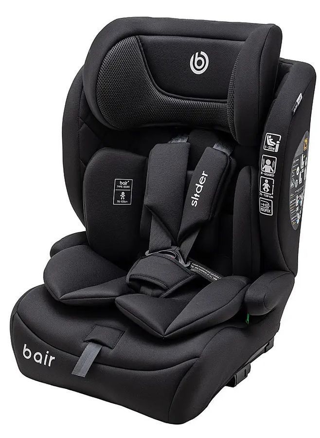 Автокресло Bair Slider i-size Iso-fix BS-01 total black