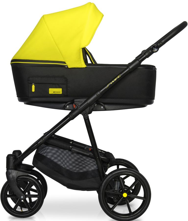 Дитяча універсальна коляска 2 в 1 Riko Swift Neon 23 Crazy Yellow