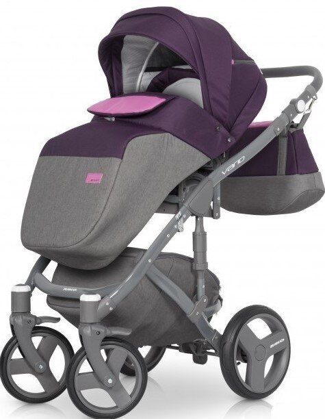 Детская универсальная коляска 2 в 1 Riko Vario 04 Purple