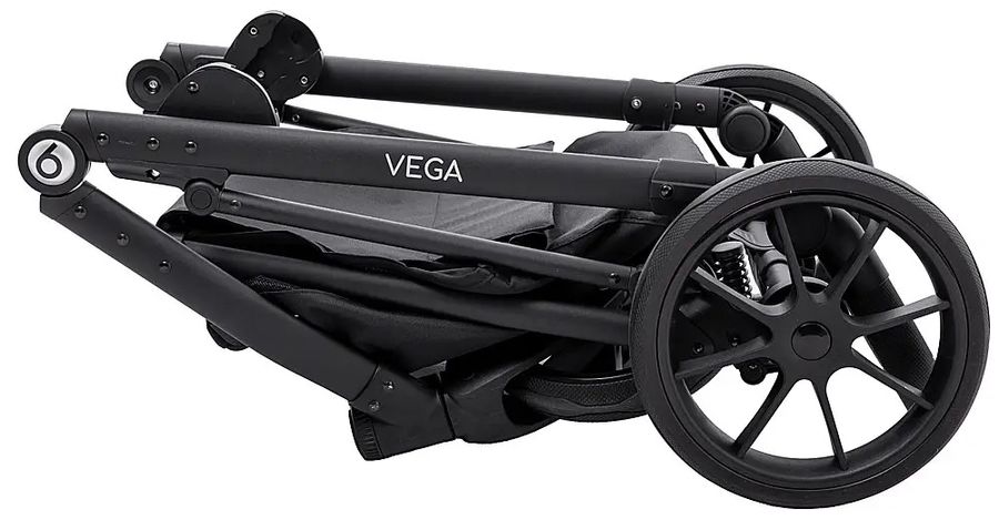 Дитяча універсальна коляска 2 в 1 Bair Vega Soft VS-04 Coal