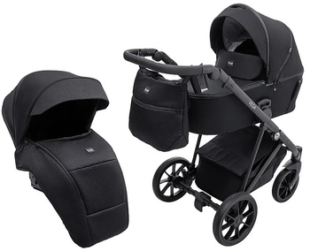 Дитяча універсальна коляска 2 в 1 Bair Vega Soft VS-05 Black
