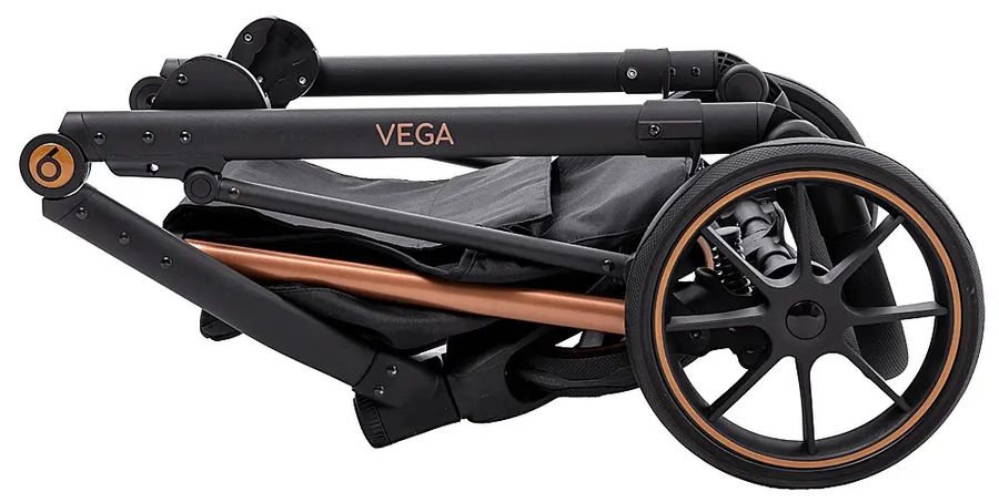 Детская универсальная коляска 2 в 1 Bair Vega Soft VSM-05 Magma