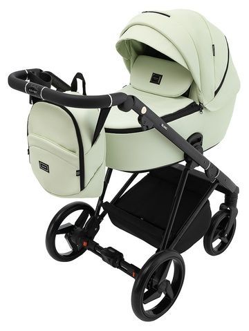 Дитяча універсальна коляска 2 в 1 Adamex Blanc Eco SA-25