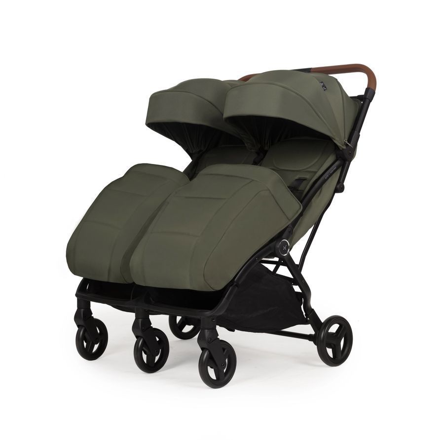 Прогулянкові коляски для двійні Adamex Alto Dark Green