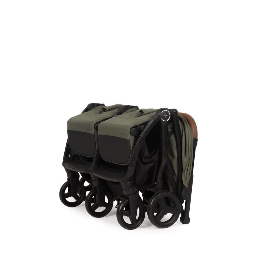 Прогулянкові коляски для двійні Adamex Alto Dark Green