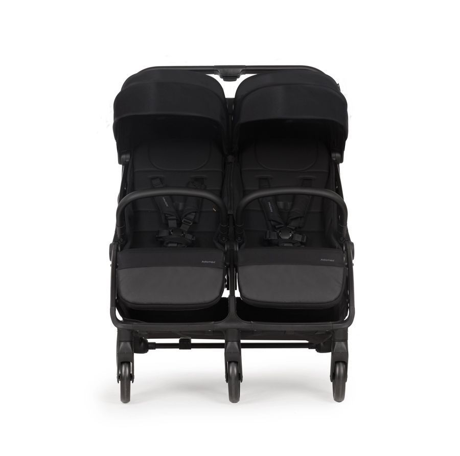 Прогулочные коляски для двойни Adamex Alto Black
