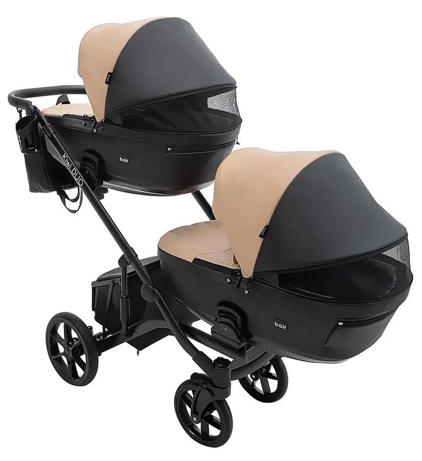 Коляска для двойни 2 в 1 Bair Kiwi DUO Eco BKD-18/15