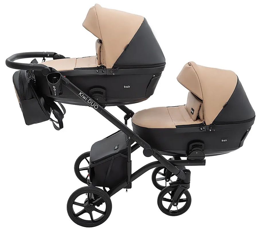 Коляска для двойни 2 в 1 Bair Kiwi DUO Eco BKD-18/15