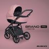 Детская универсальная коляска 2 в 1 Riko Brano PRO 03 Energy Pink