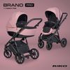Детская универсальная коляска 2 в 1 Riko Brano PRO 03 Energy Pink