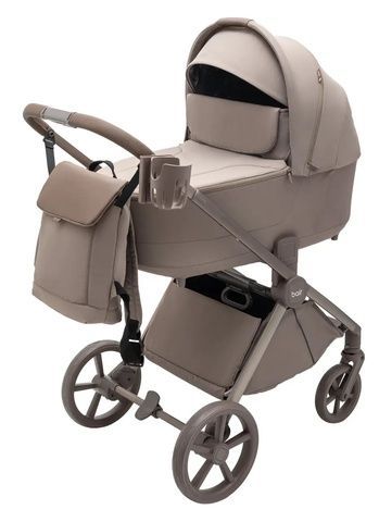 Дитяча універсальна коляска 2 в 1 Bair Pixel Truffle PT-01 cappuccino soft