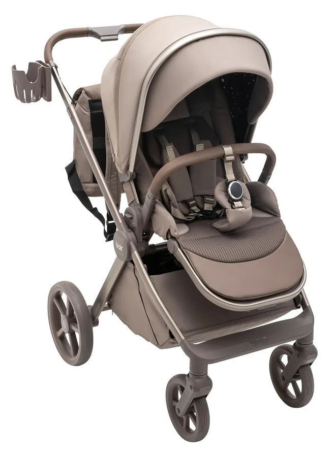 Дитяча універсальна коляска 2 в 1 Bair Pixel Truffle PT-01 cappuccino soft