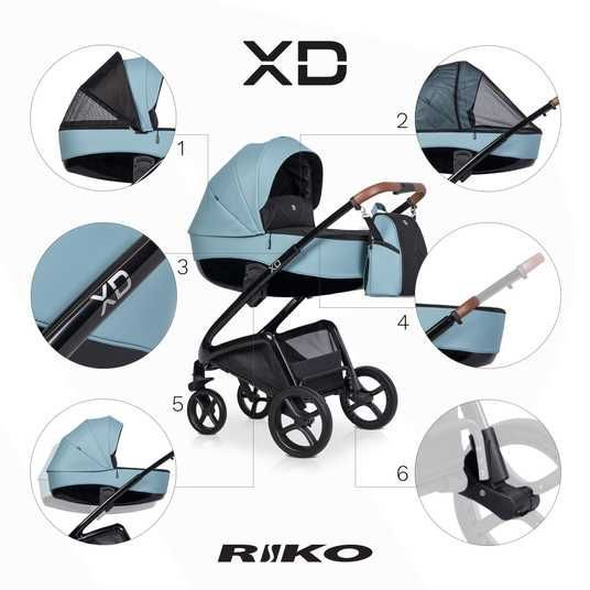 Дитячі коляски 2 в 1 Riko XD Pro ! Офіційний представник компанії