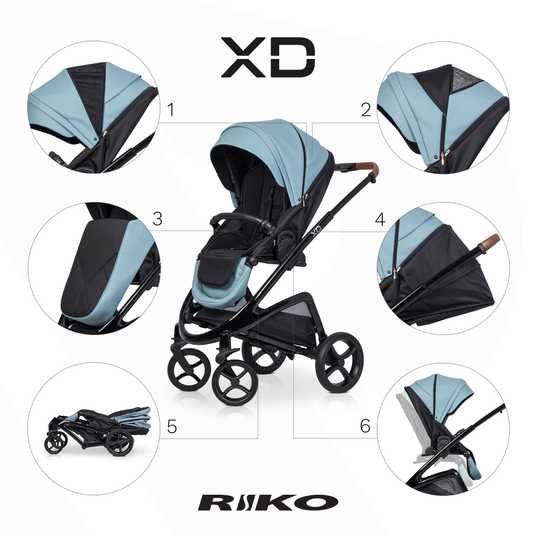 Дитячі коляски 2 в 1 Riko XD Pro ! Офіційний представник компанії