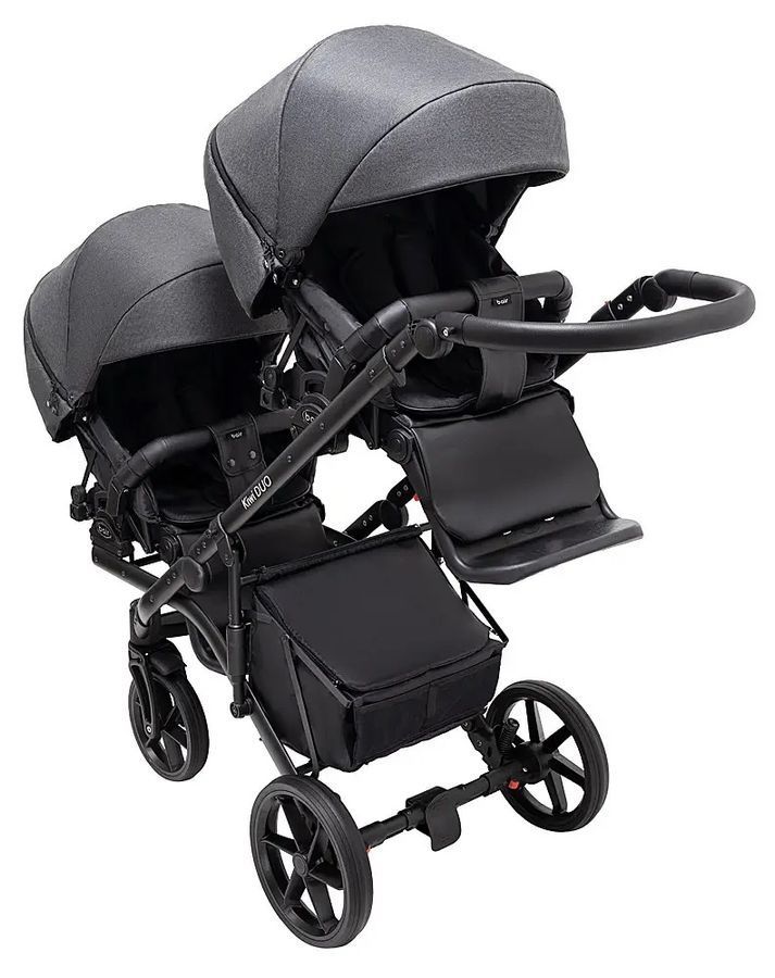 Коляска для двійні 2 в 1 Bair Kiwi DUO Soft BKD-219-1