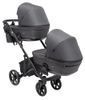 Коляска для двійні 2 в 1 Bair Kiwi DUO Soft BKD-219-1