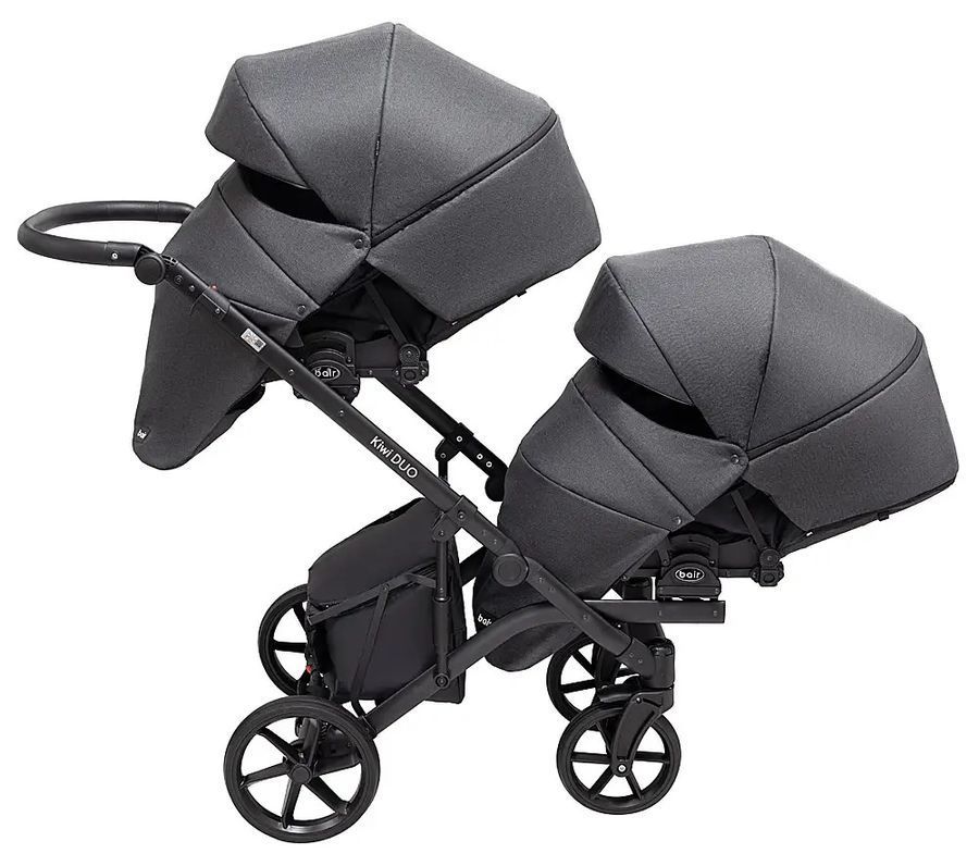 Коляска для двійні 2 в 1 Bair Kiwi DUO Soft BKD-219-1