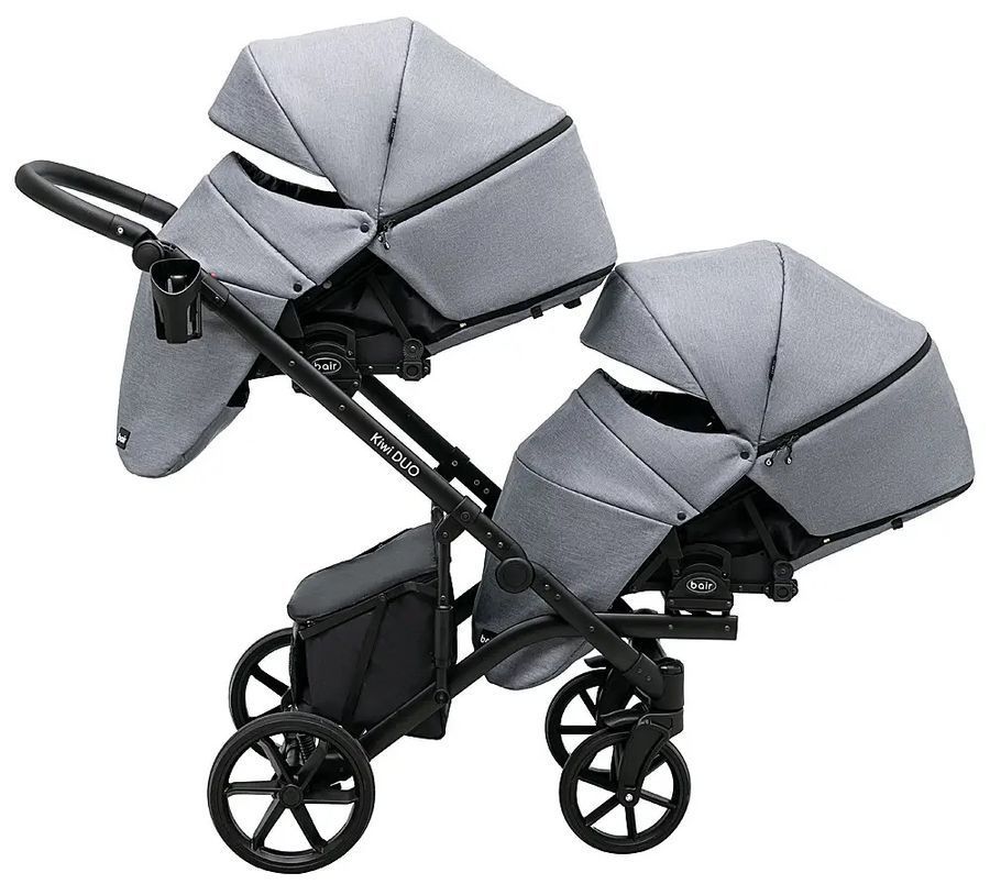 Коляска для двійні 2 в 1 Bair Kiwi DUO Soft BKP-218