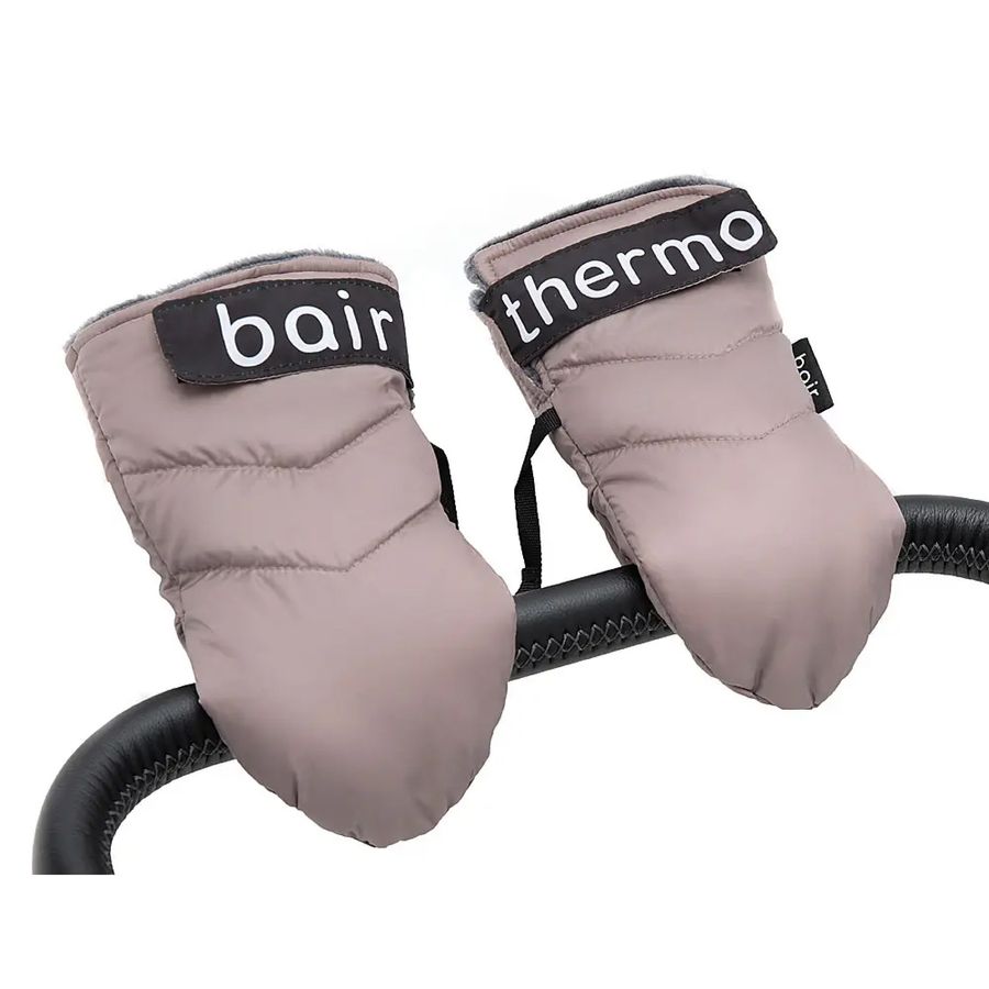 Зимние рукавицы в коляску Bair Thermo Mittens Cappuccino