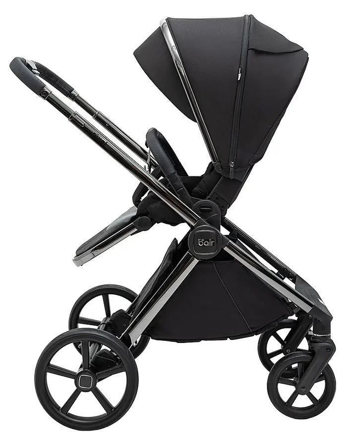 Дитяча універсальна коляска 2 в 1 Bair Pixel Chrome PC-01 black rock