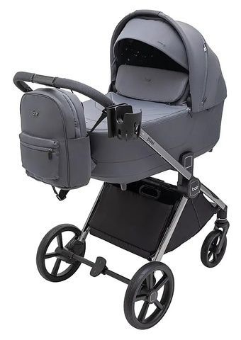 Дитяча універсальна коляска 2 в 1 Bair Pixel Chrome PC-02 graphite grey